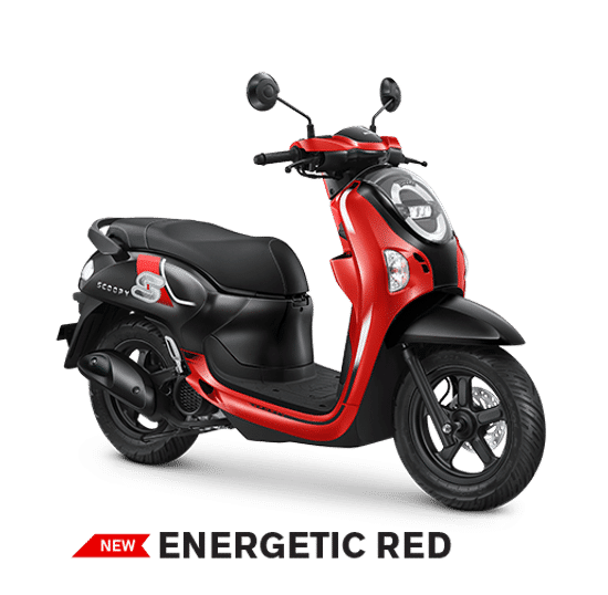 new scoopy sporty red