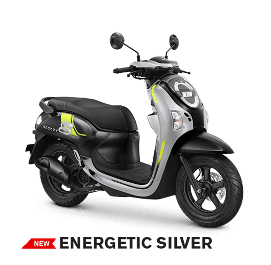 new scoopy sporty silver