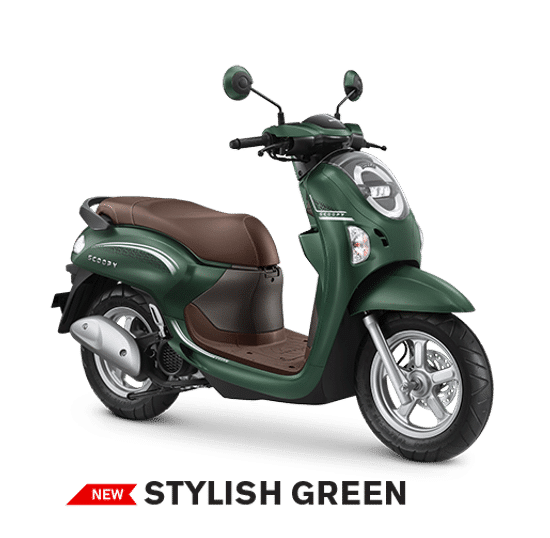 new scoopy stylish green